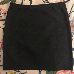 Black Cotton Skirt